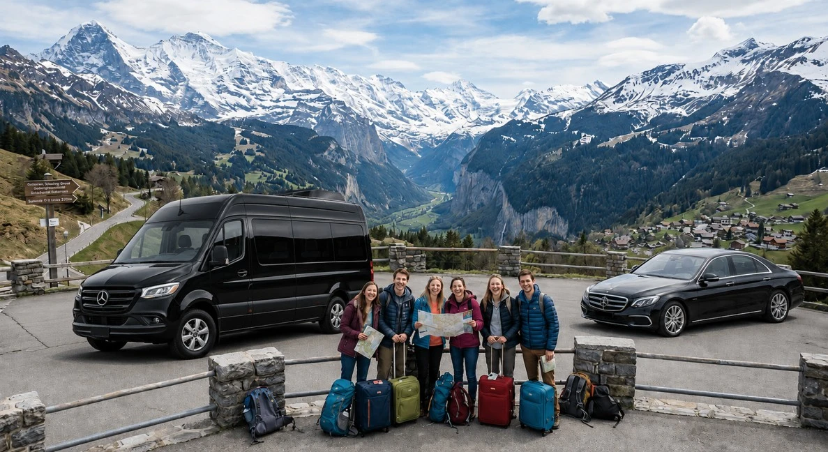 Minibus vs Multiple Cars : Group Transportation Planning for Switzerland